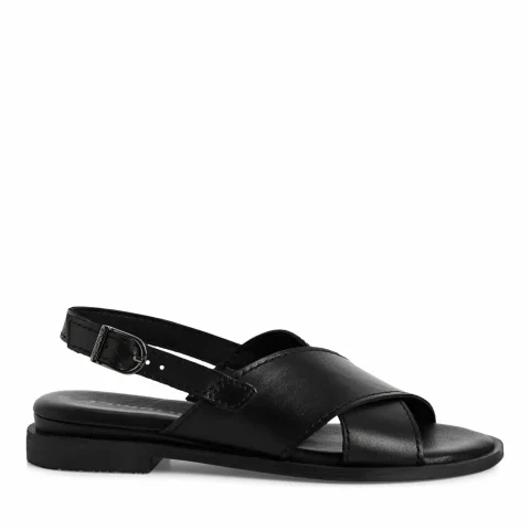 Дамски Равни Сандали TAMARIS – 1-28102-44-003 BLACK LEATHER