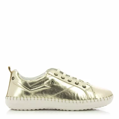 Дамски Ежедневни VENEZIA – 030-165-1518 LEATHER METALIC GOLD