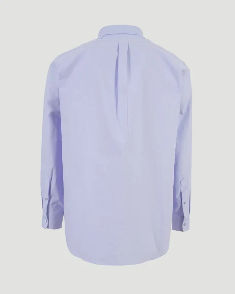 Shirt in Cotton Oxford with Givenchy Paris Jacquard — снимка 2