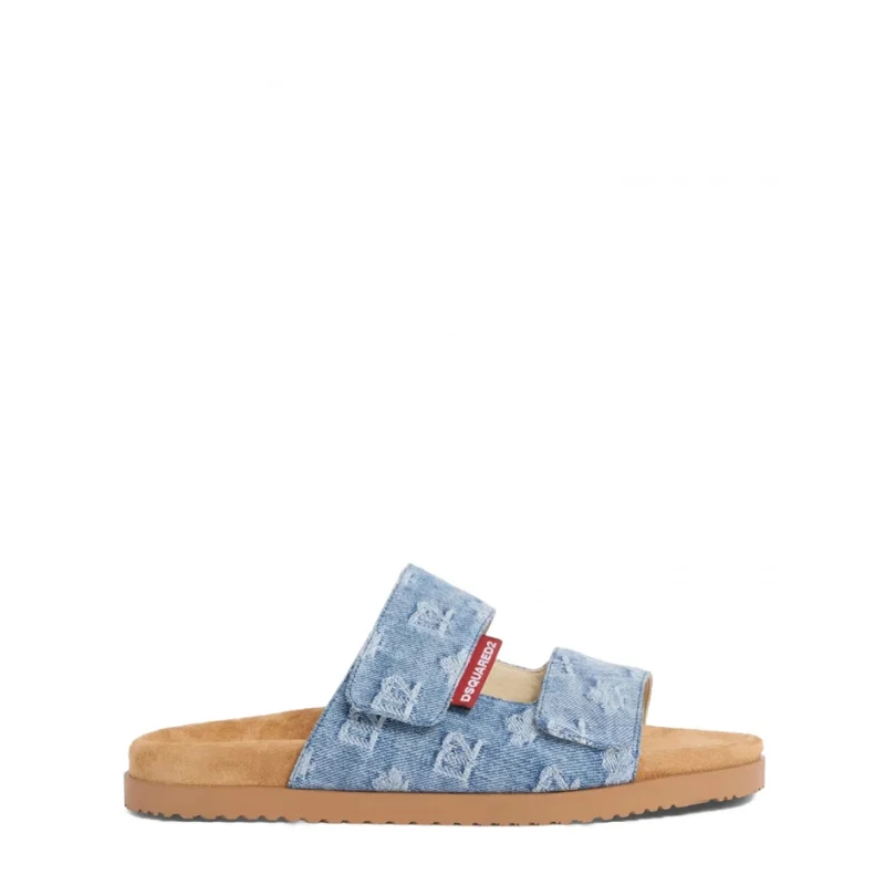 Мъжки чехли D2 Monogram Dsquared2