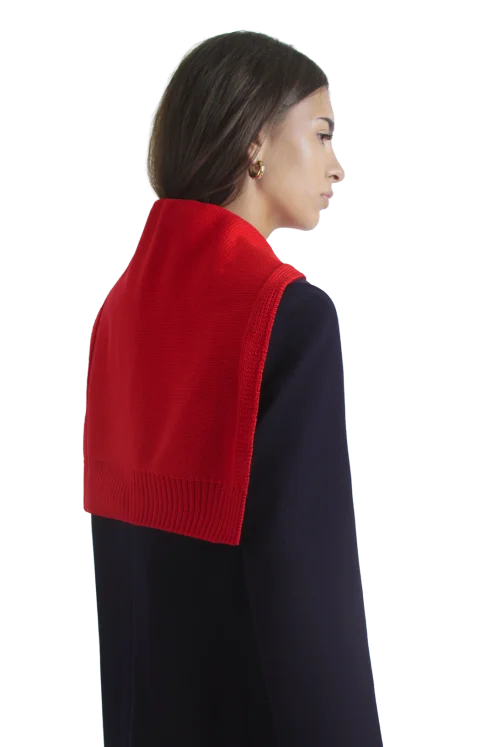 Wool Jacket in Navy Blue — снимка 2