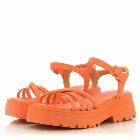 Дамски Сандали На Платформа RAMARIM – 2338201 CORAL — снимка 3