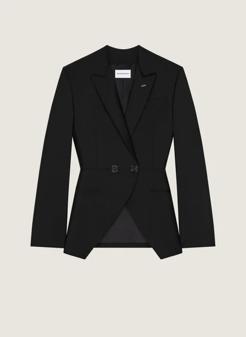 Вталено сако с мохер Givenchy — снимка 3