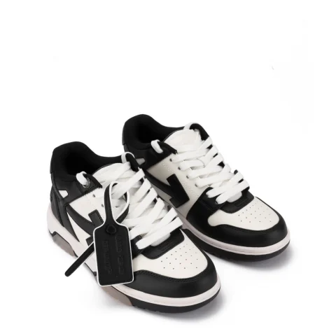 Дамски черни сникърси Out Of Office OFF-WHITE — снимка 8