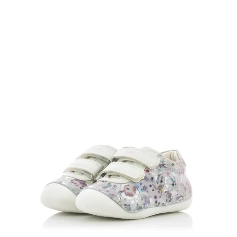 Сникърс Момичета GEOX – B9440B C1002 B TUTIM OFF WHITE — снимка 3