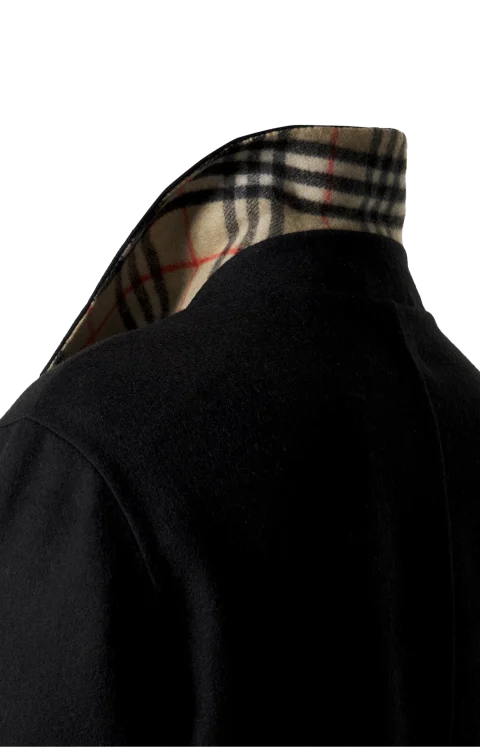 Wool Thorn Overshirt in Black — снимка 2