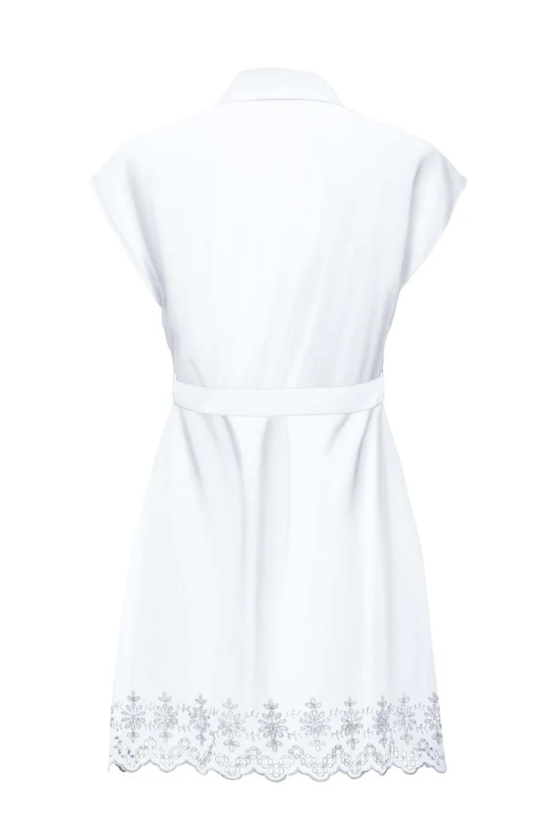 Рокля Onllou Life Emb S/S Ptm 15314411 11-0601 TCX bright white — снимка 2