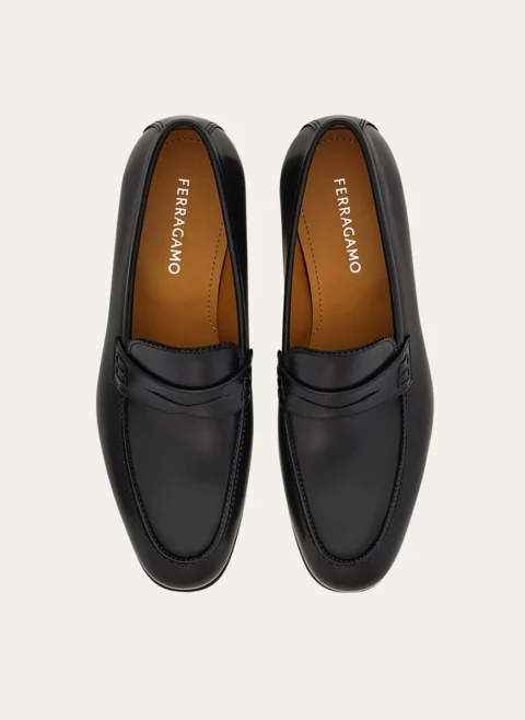 Класически кожени мокасини Penny Ferragamo — снимка 4