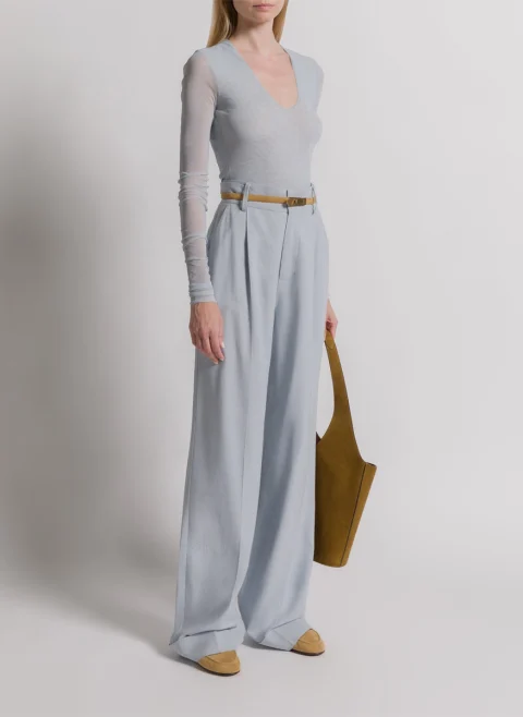 Боди с прозрачен мотив Alberta Ferretti — снимка 2