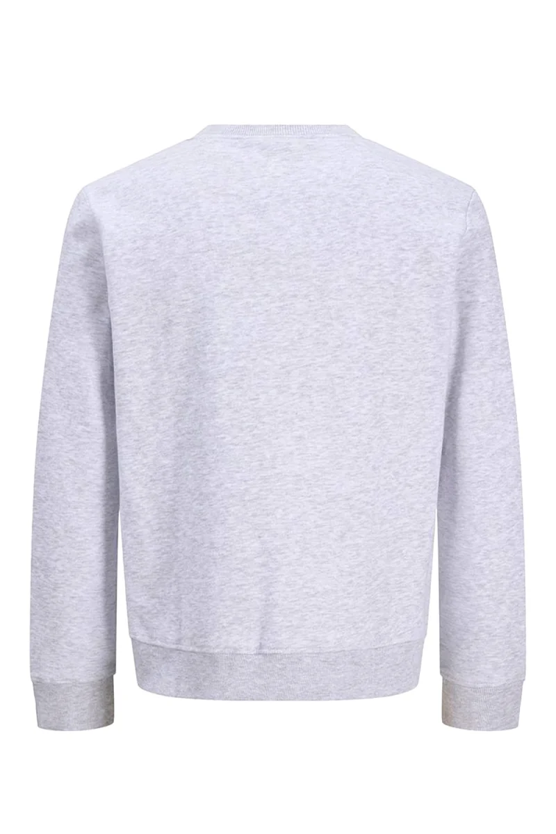 Суичър Jjaero 12298492 BS000107 white melange — снимка 2