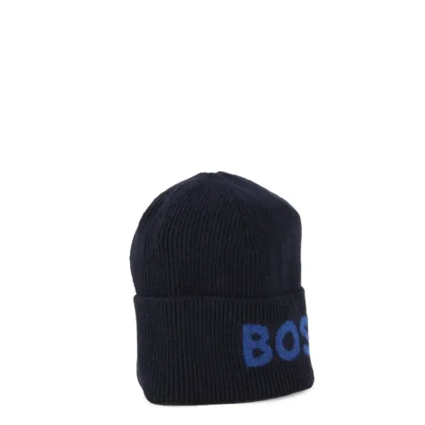 Шапки BOSS – 50548777 ELIOS HAT DARK BLUE — снимка 2