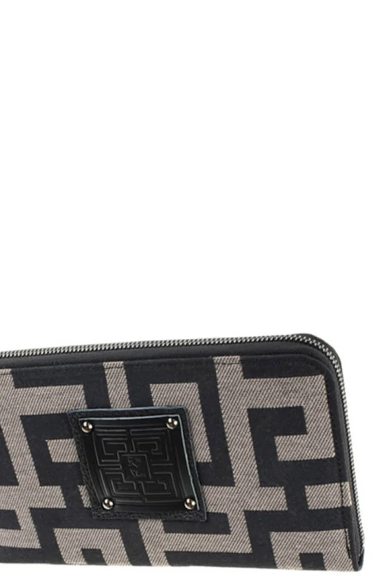 Портфейл Ames Wallet beige black — снимка 2