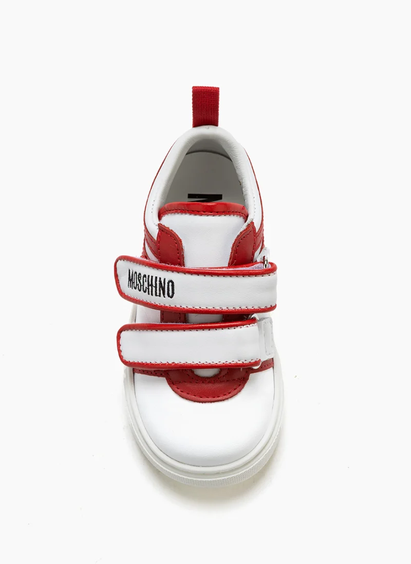 Кецове с контрастни детайли Moschino Kids — снимка 5