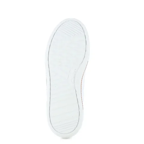 Дамски Сникърс CLARKS – 26185917 HOLLYROSE ZIP WHITE LEATHER — снимка 4
