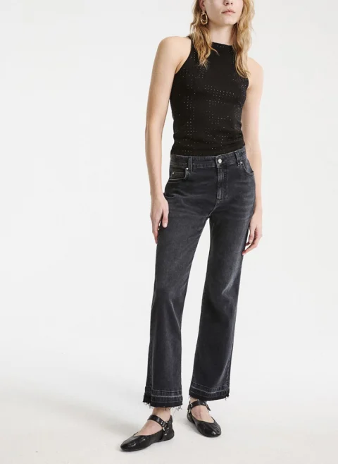 Деним от еластичен деним 'Flare leg' Marella Mlsfcrop — снимка 5