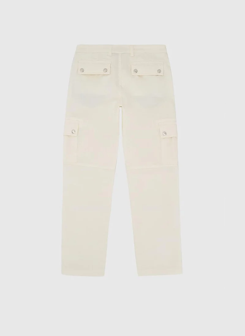 Памучен панталон Brunello Cucinelli Kids