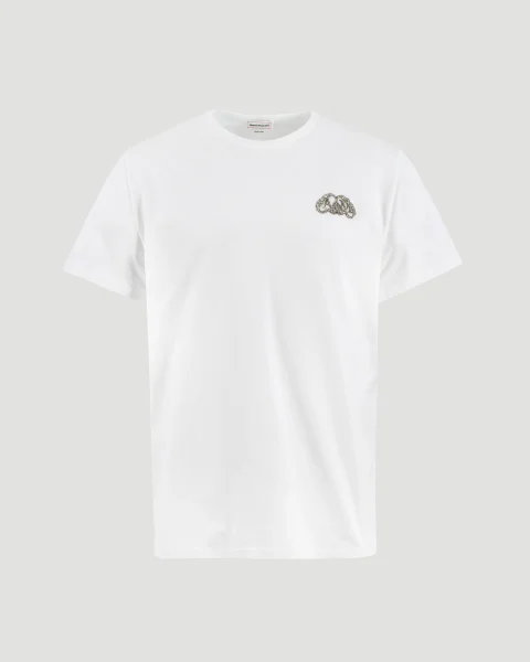 Crystal Logo T-Shirt in White