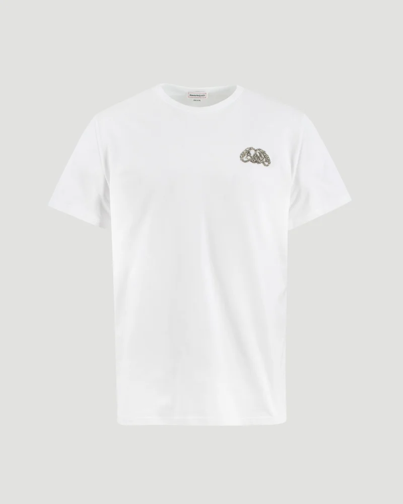 Crystal Logo T-Shirt in White