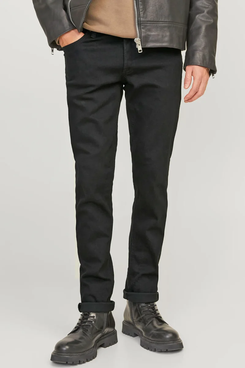 Jeans Jjiglenn Jjoriginal Cb 816 12152346 BS000031 black denim — снимка 2