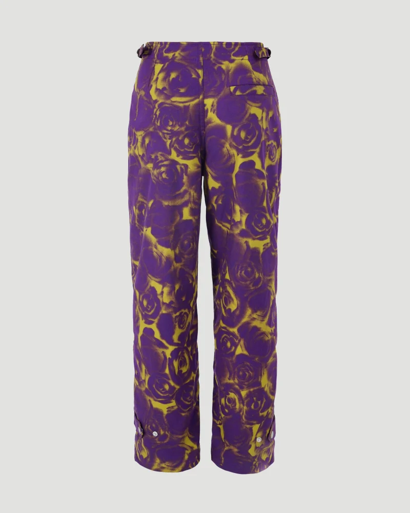Rose Print Trousers — снимка 3