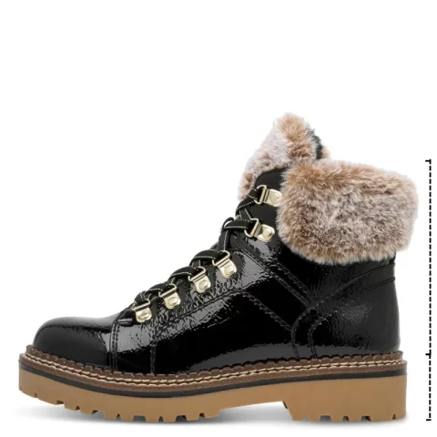 Дамски Кубинки TAMARIS – 1-26264-43-028 BLACK CROCO — снимка 7