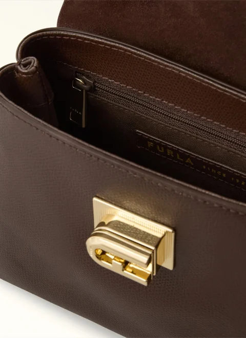 Мини Crossbody чанта Furla 1927 Espresso — снимка 2