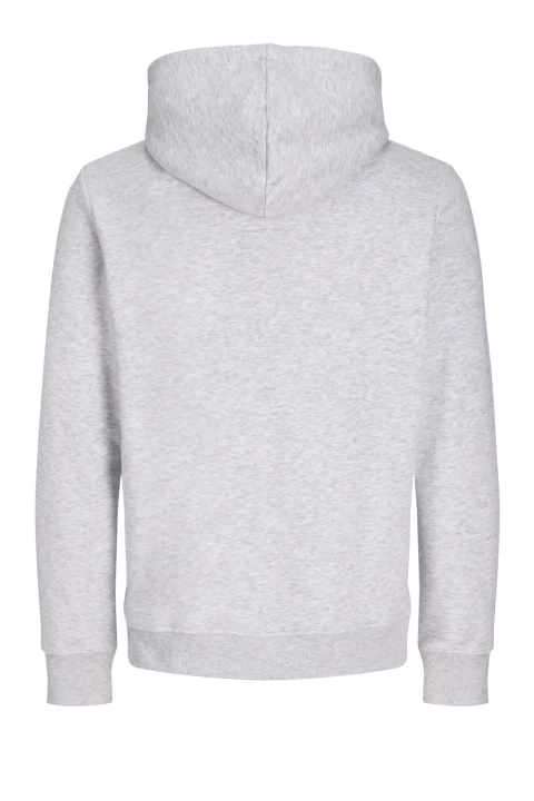Суичър Jjrush Hood 12298428 BS000107 white melange — снимка 2