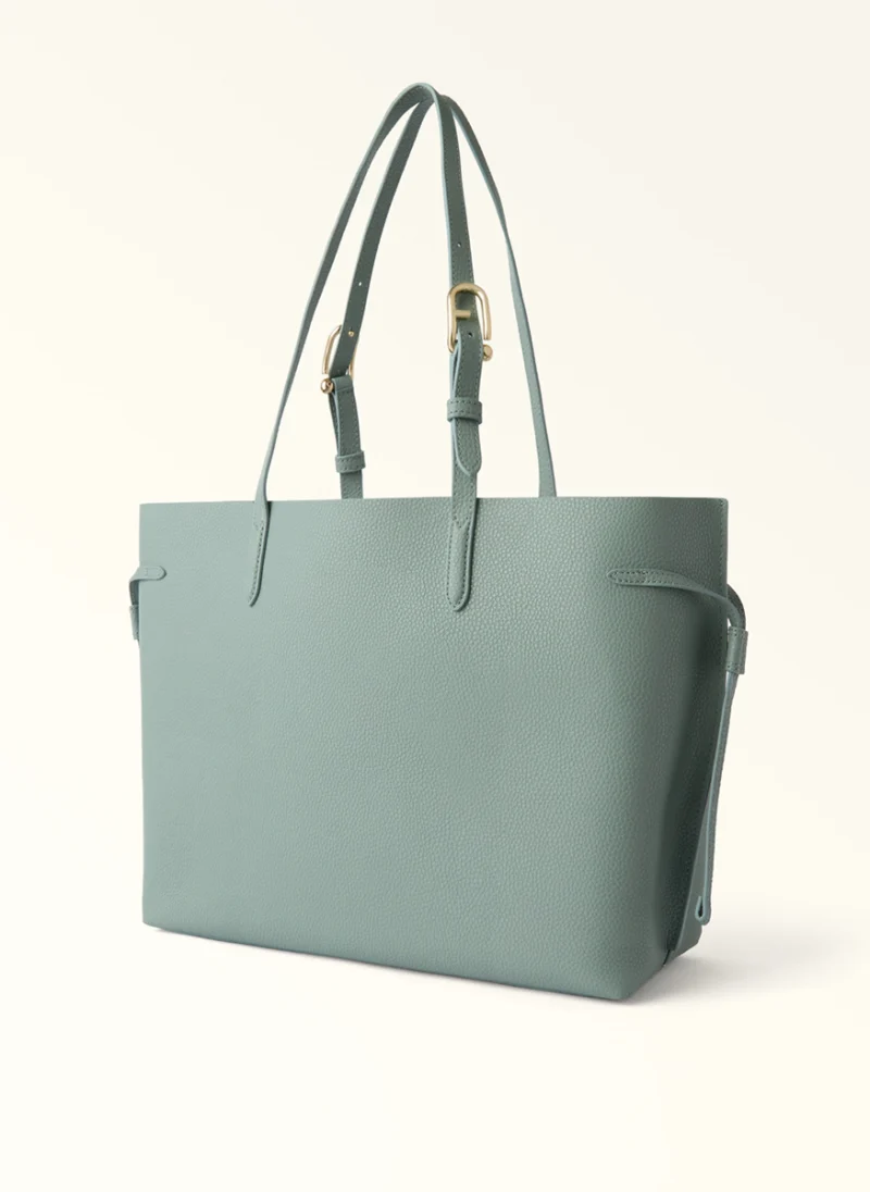 Кожена 'Tote' чанта Furla Ava Winter Sky L — снимка 2