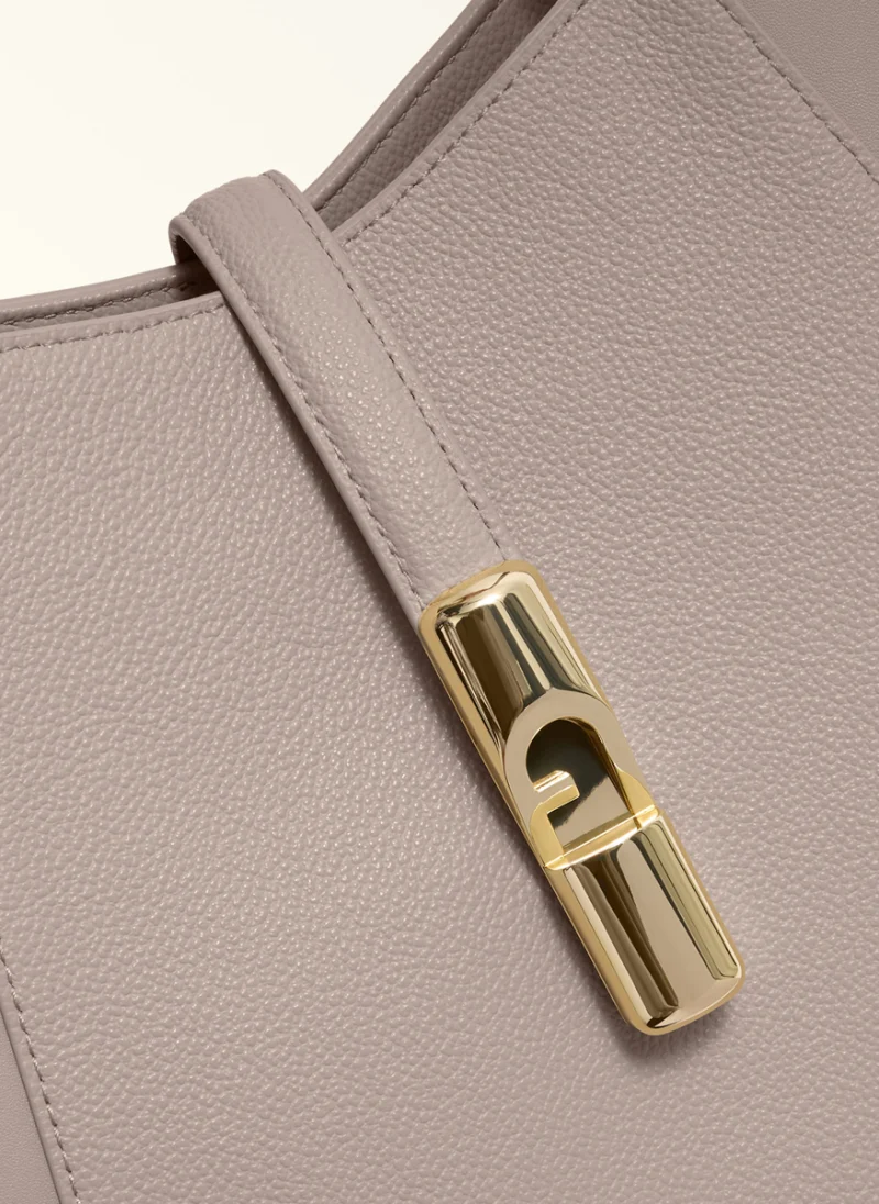 Чанта Furla Goccia Linen L — снимка 2