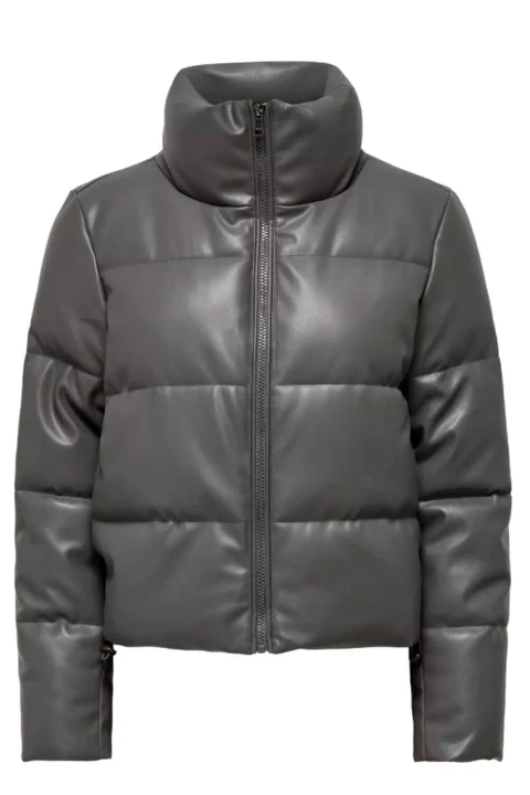 Яке Onlelsie Faux Leather Puffer Jkt 15322016 18-5206 TCX thunderstorm