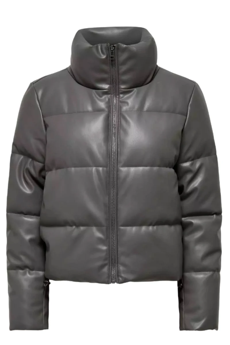 Яке Onlelsie Faux Leather Puffer Jkt 15322016 18-5206 TCX thunderstorm