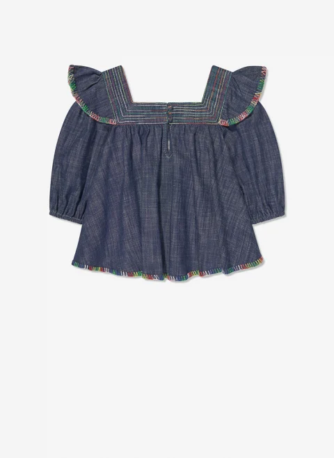 Блуза 'Alight Denim' Zimmermann Kids — снимка 2