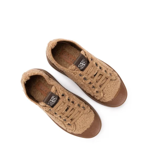 Дамски бежови сникърси Grays Peak Casadei — снимка 7