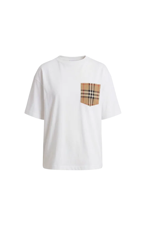 Vintage Check Pocket T-Shirt
