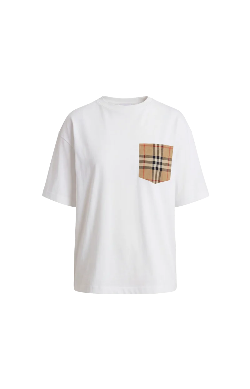 Vintage Check Pocket T-Shirt