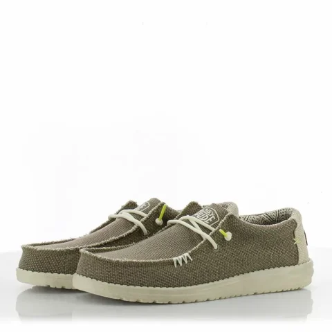 Мъжки Ежедневни HEY DUDE – 40003-2BS WALLY BRAIDED FOSSIL — снимка 3