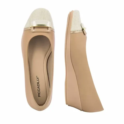 Дамски Обувки На Платформа PICCADILLY – 14318602 STRETCH SOFT NUDE CLARO — снимка 5
