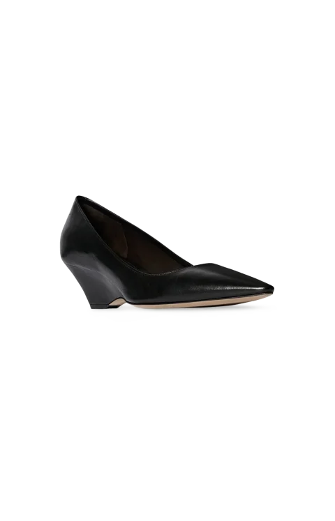 Liisa Wedge Heel Pumps in Black — снимка 2