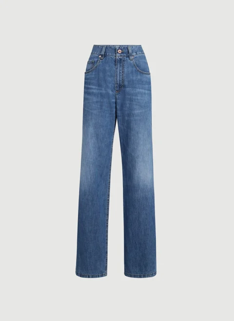 Деним 'Vintage look' Brunello Cucinelli — снимка 6