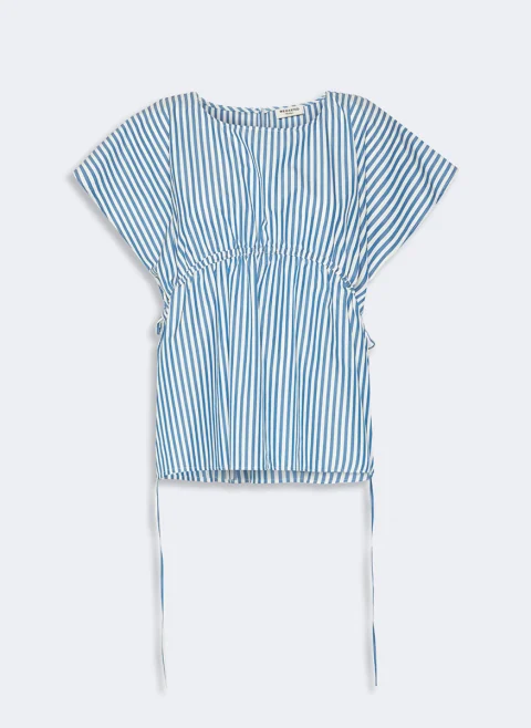Блуза от памучен поплин Weekend Max Mara Wkdpanda — снимка 7
