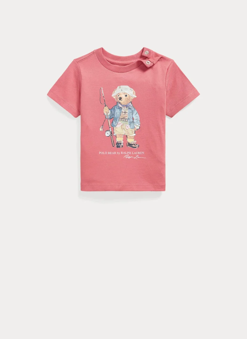 Тишърт с принт 'Polo Bear' Ralph Lauren Kids