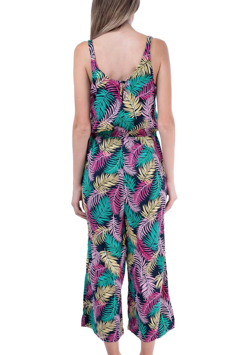 Jumpsuit Vmeasy Culotte Jumpsuit Wvn Ga 10245158 c-n10 black tropic — снимка 2