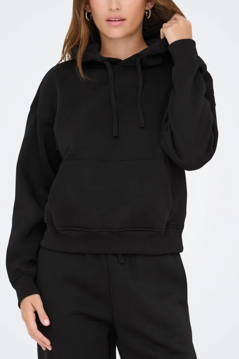 Суичър Onlbest L/S Hood 15338730 C-N10 black — снимка 2