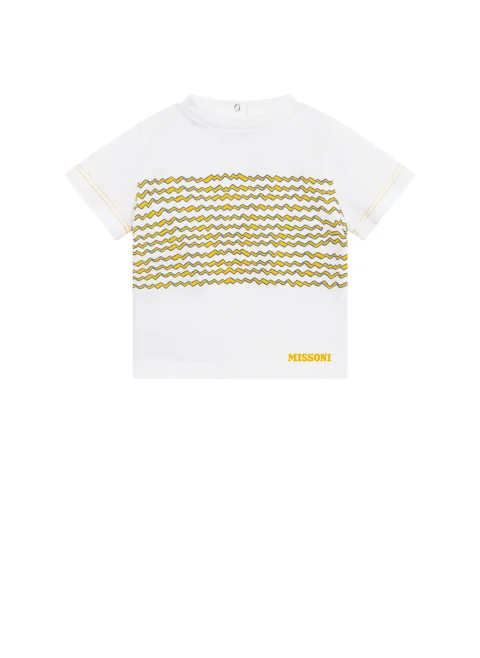 Тишърт с принт Missoni Kids