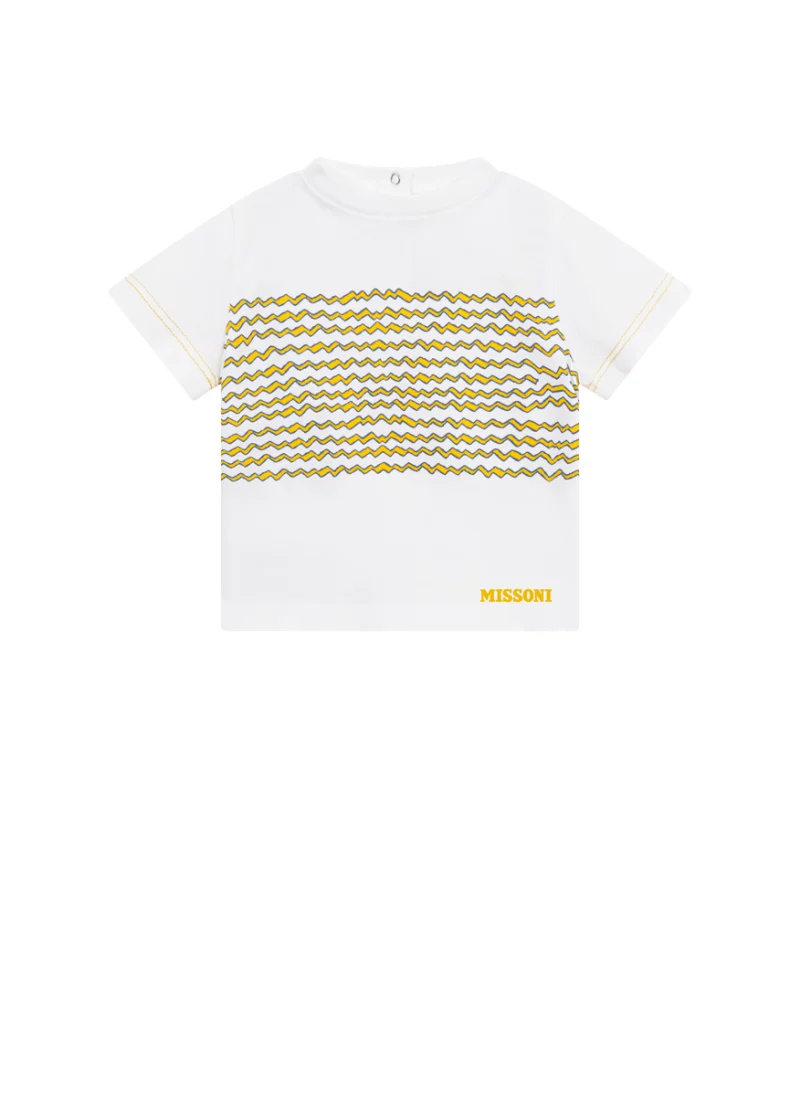 Тишърт с принт Missoni Kids