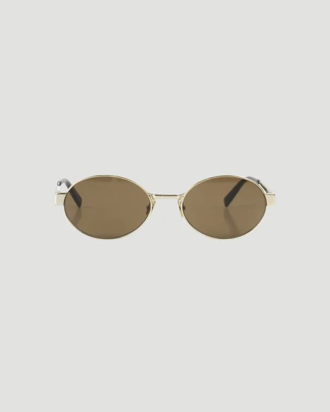SL 692 Sunglasses in Gold and Brown