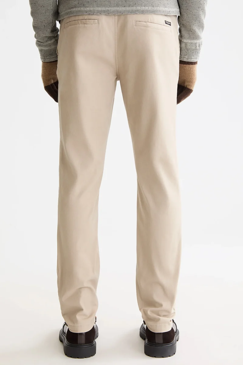 Панталон Seasonal Mott Washed Cotton Blend Chino 181196 260 plaza taupe — снимка 2