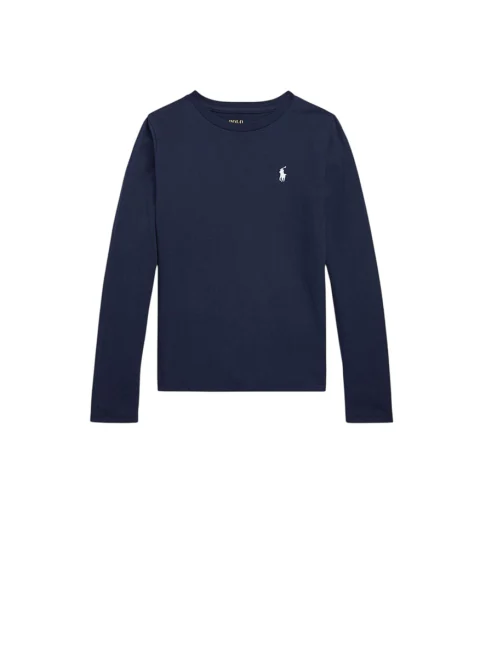 Блуза с лого бродерия Ralph Lauren Kids 8-14