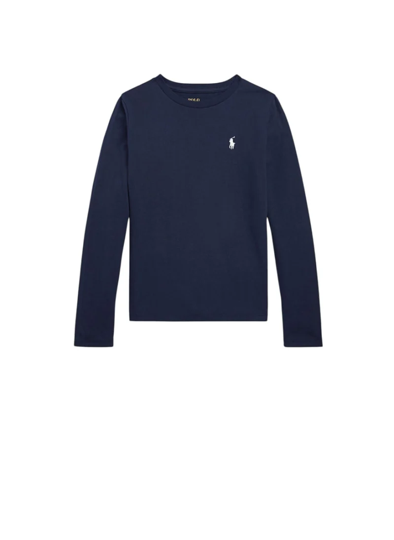 Блуза с лого бродерия Ralph Lauren Kids 8-14