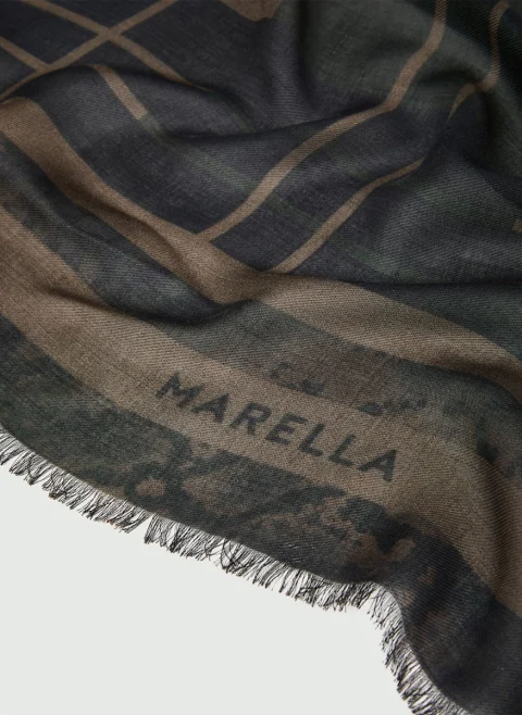 Шал с цялостен принт Marella Mlaaerosi — снимка 10